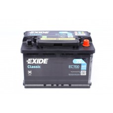 Акумуляторна батарея 70Ah/640A (278x175x190/+R/B13) CLASSIC