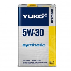  YUKO 4л SYNTHETIC 5W-30 Олива двигуна API SN/CF, ACEA A3/B4, VW 502. 00/505. 00/501. 01/505. 00, PSA B71 2296, PSA B71 2300, MB 229. 3, MB 229.