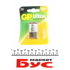 Батарейка GP Ultra Alkaline 9V/6LR61 (крона)